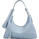 Genuine Leather crossbody Bag for Women, Slouchy crescent Hobo bag Purses shoulder bag with Adjustable Strap