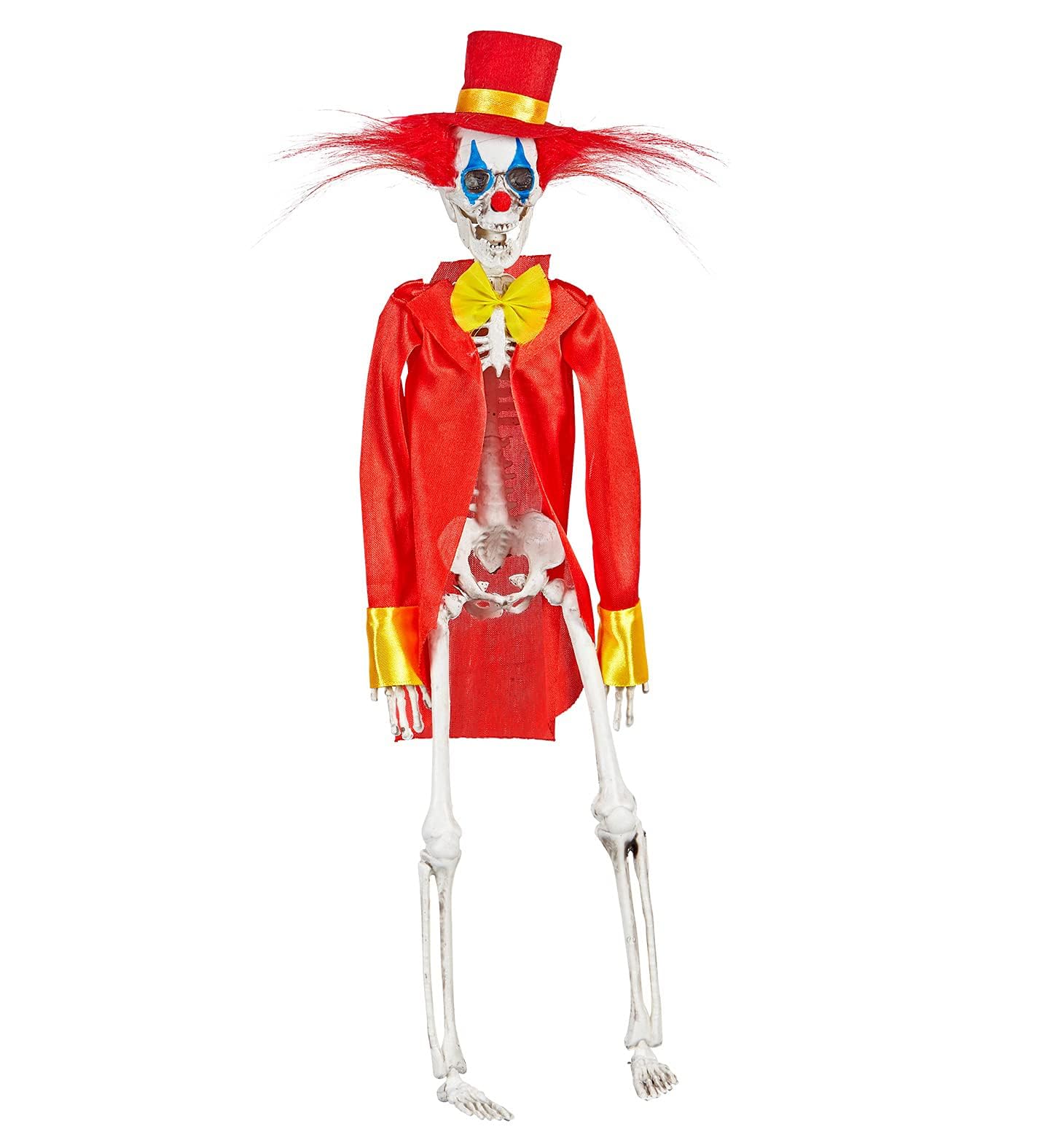 Widmann Horror Clown Skeleton, 40 cm, movable arms and legs