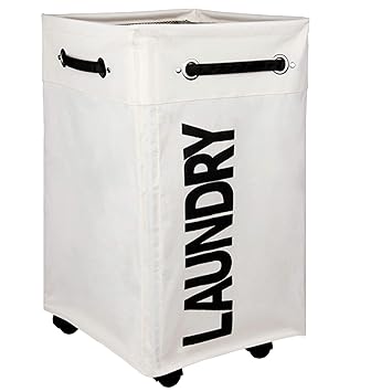 Cesto para ropa sucia con ruedas | Ruedas