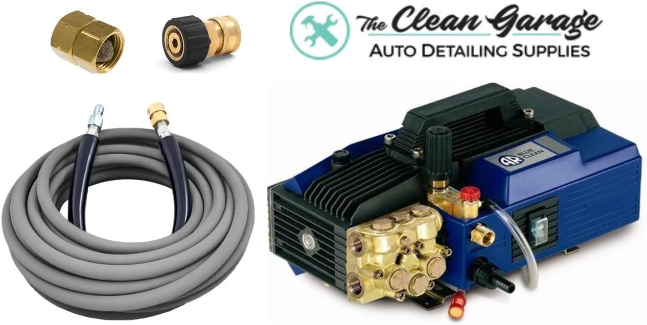 The Clean Garage AR Blue Clean AR630TSS Pressure Washer Package with 50' Kobrajet Hose and Quick Connects