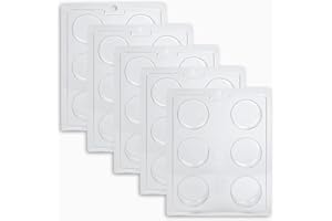 AIKEFOO Oreo Cookie Chocolate Mold Chocolate Covered Cookie Mold 5 Pack, 6 Cylinders Each, Chocolate Covered Oreos,Candy, Cookies and Chocolate, and Even Soap Molds