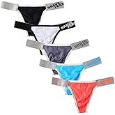 TAPUU Mens Stretch Thong and G String Underwear Sexy