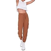 Forever 21 Womens Waffle Knit Cargo Joggers
