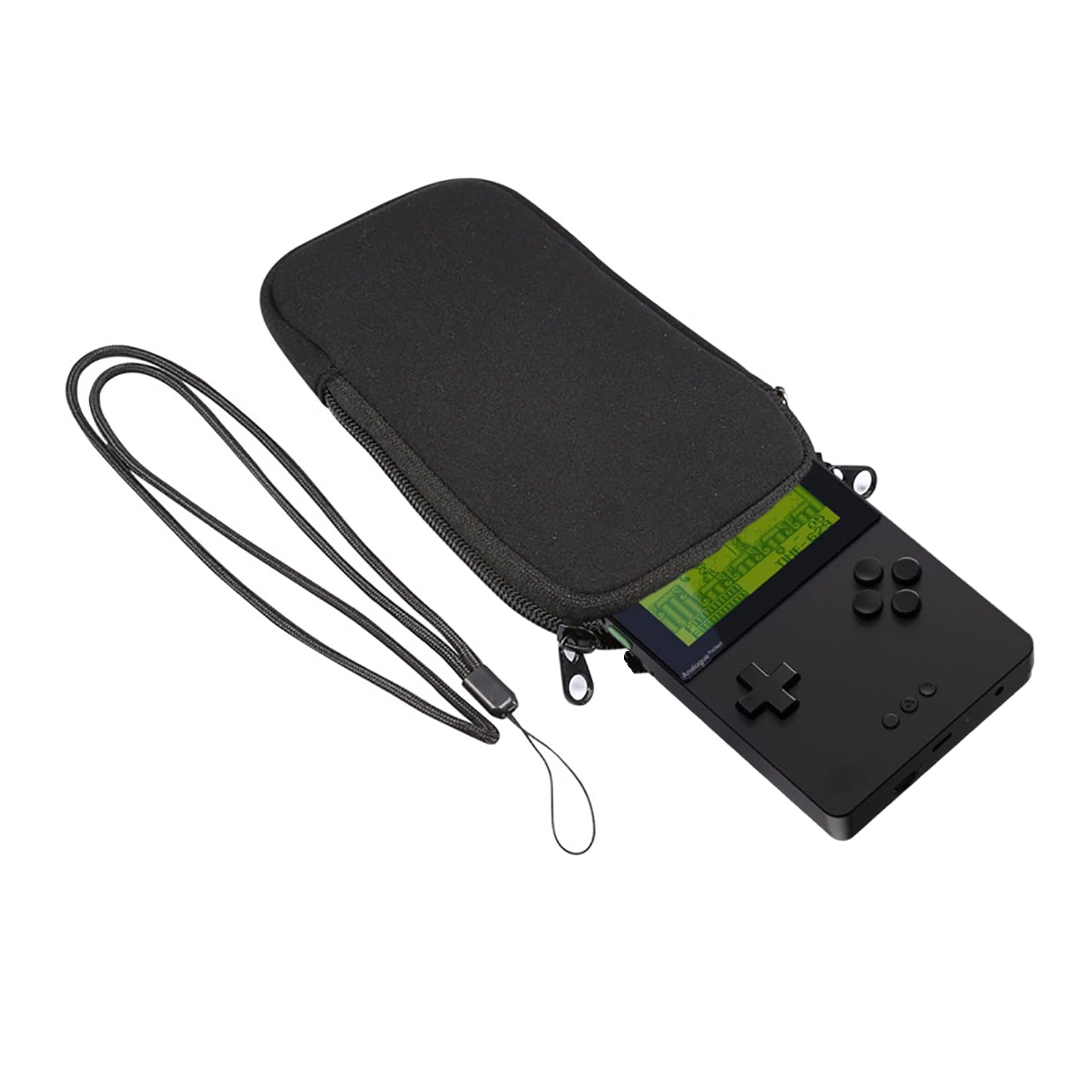 spansee Slim Case for Analogue Pocket , Handheld game console Pouch, Portable Case for Analogue Pocket,Protective Sleeve, Black