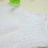 Healifty 8Pcs White Exfoliating Bathing Gloves Soft Nylon Wash Mitts view 8