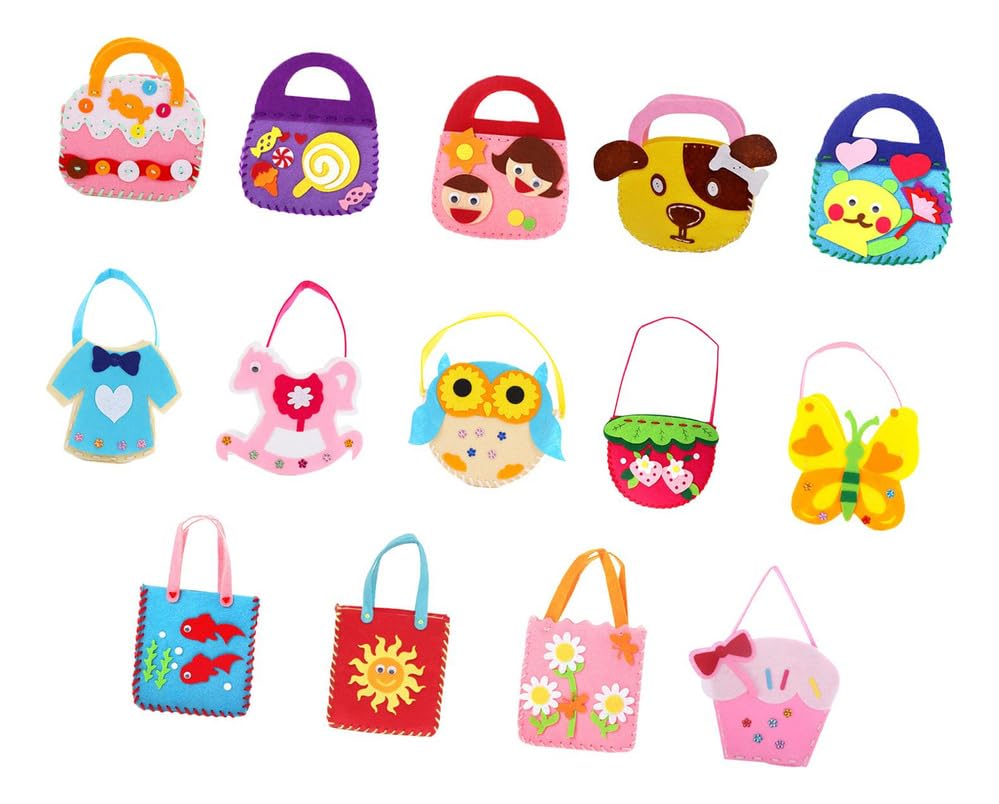 Kit 14 Bolsas Infantis De Costura Pré-escolar Montessori