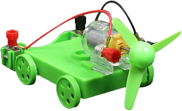 Amazon Flameer Diyアセンブリ風力発電車の教育科学の訓練の電動機のおもちゃ 電気 電力 おもちゃ