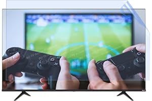BU TV SCREEN PROTECTORS Anti Glare Film for TV 65 Inch,Out Blue Light Filter Anti Scratch Matte Film TV Glare Stopper 65 Inch TV Screen Protector Film