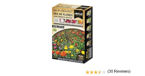 Huerto Urbano - Mix de flores Crecimiento rápido - Batlle: Amazon ...