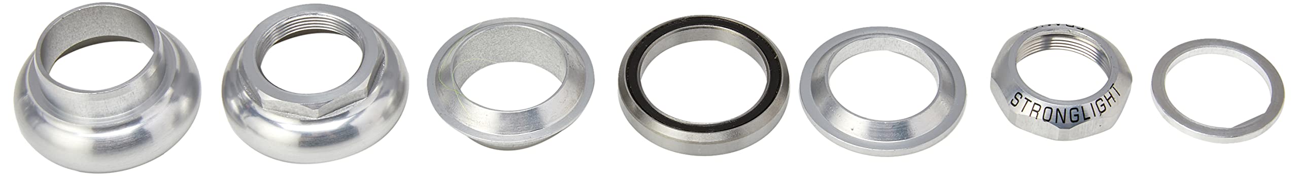 Stronglight Threaded Alloy Headset - Silver, 25.4 mm