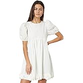 English Factory Womens Poplin Corsage Mini Dress