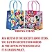 Disney Mickey and Minnie Mouse Character 12 Premium Quality Party Favor Reusable Goodie Small Gift Bags