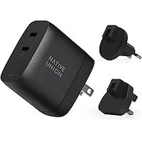 Native Union Fast GaN Charger PD 67W – Ultra-Compact Multi-Device Power Delivery Enabled USB-C Charger Up to 67W – for MacBoo