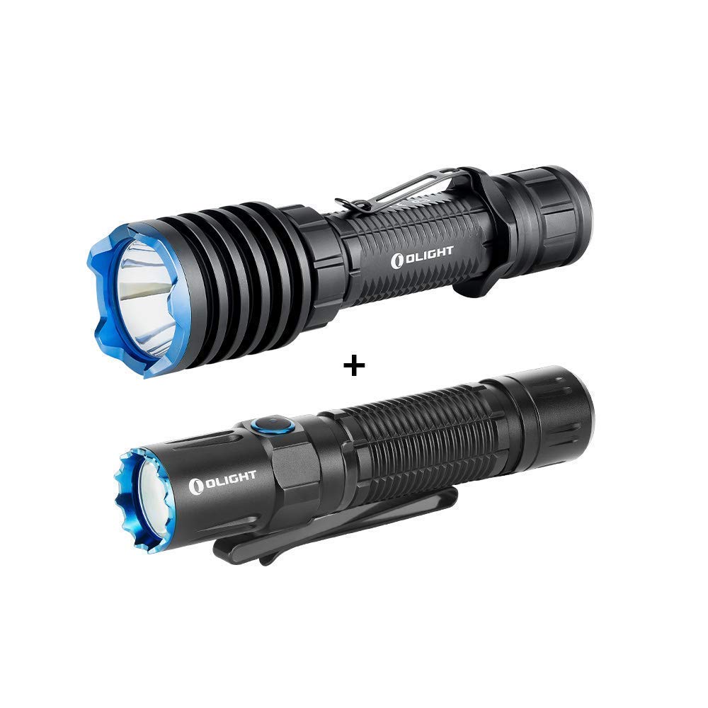 OLIGHT 2100 Lumens Warrior X Pro Bundle 1800 Lumens M2R Pro Tactical Flashlight