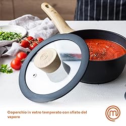 MasterChef Non Stick Saucepan for Induction Hobs