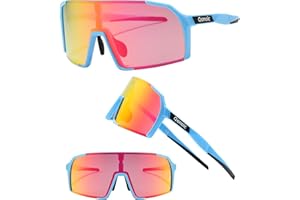 Qonoic Youth Baseball Sunglasses for Kids & Small Face Men Women, Cycling Skiing Bike Outdoor Sports Sunglasses