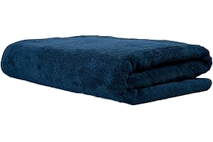 Ôhm - Terry Cloth Towel - Extra Fluffy & Soft Oversized Bath Towels - 40x80 Inch - for Home, Hotel & Spa Turkish Cotton & Oeko-TEX Certified - Navy Blue