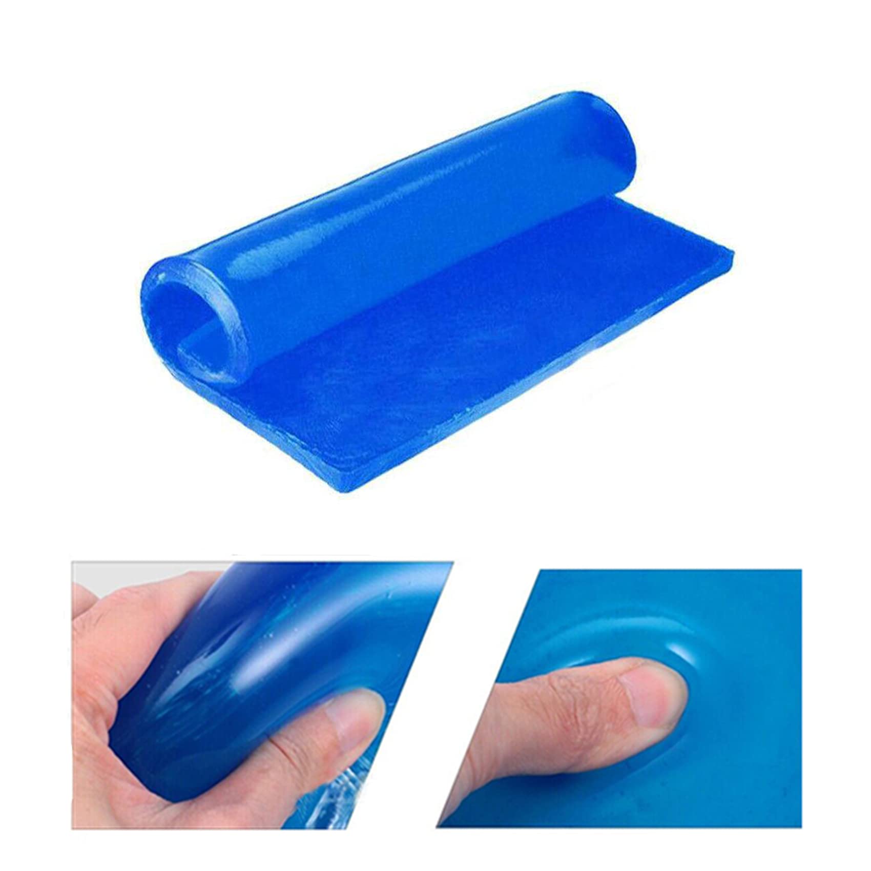 Photo 1 of LisylineAuto Motorcycle Seat Gel Pad Driver/Passenger Seat Cushion Shock Absorption Mat Reduce Fatigue Comfortable Soft Pad DIY Seat Pad Cooling Cushion Motorcycle Seat Foam (25 x 25 x 1cm)