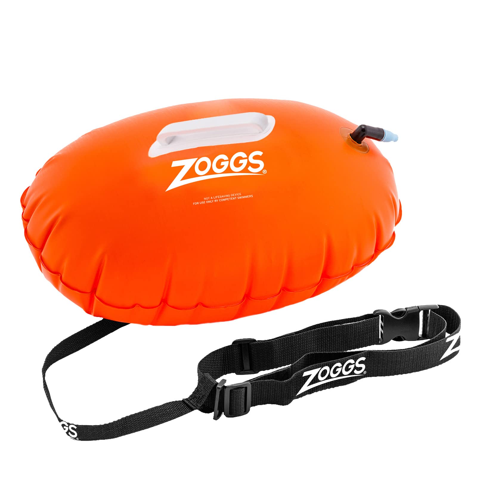 Zoggs Unisex Xlite, Buoy, Swimmers, Triathletes, Tow Float XLite Highly Visible Swim Buoy Safety Buoy for Open Water Swimmers Triathletes S, orange, S UK