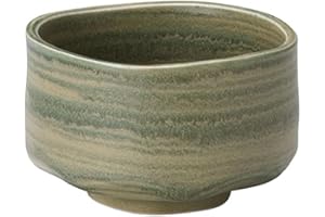 Waraku Fuuka Japanese Traditional Handcrafted Matcha Chawan Tea Bowl Cup Ceremony Tableware Pottery (Fukamidori)