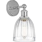 Innovations Lighting Brookfield - 1 Light Wall Sconce in Industrial Style-11.5 Inches Tall and 5.75 Inches Wide-Polished Chro