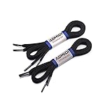 AOMIDI 2 Pair Flat Shoelaces 5/16" for sneakers and