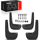 A-Premium Mud Flaps Compatible with Chrysler Pacifica 2017-2025 | Fits for Voyager 2020-2025, No Drilling Required Splash Guards with Accessories, Set of 4 Front and Rear Mudguards