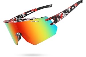 BOLLFO Youth Polarized Sports Sunglasses, UV400 Protection Outdoor Sun Glasses for Kids Baseball Cycling Running Driving Golf