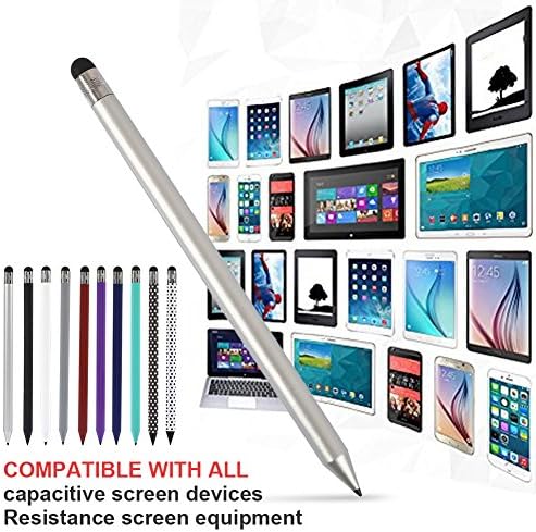 Bolange Stylus Pen Fashion Styluses with Round Pencil Styled Carbon Plastic Writing Tool Electromagnetic Screen for iPhone IPad