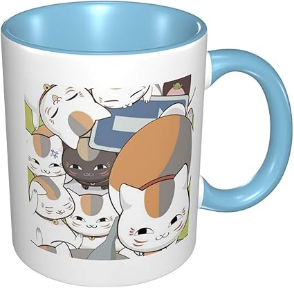 Amazon Co Jp 夏目友人帳 ニャンコ先生 マグ マグカップ コーヒーカップ かわいい セラミック 耐熱カップ セラミック ティーカップ 朝食カップ オフィスマグ おしゃれ One Size ホーム キッチン
