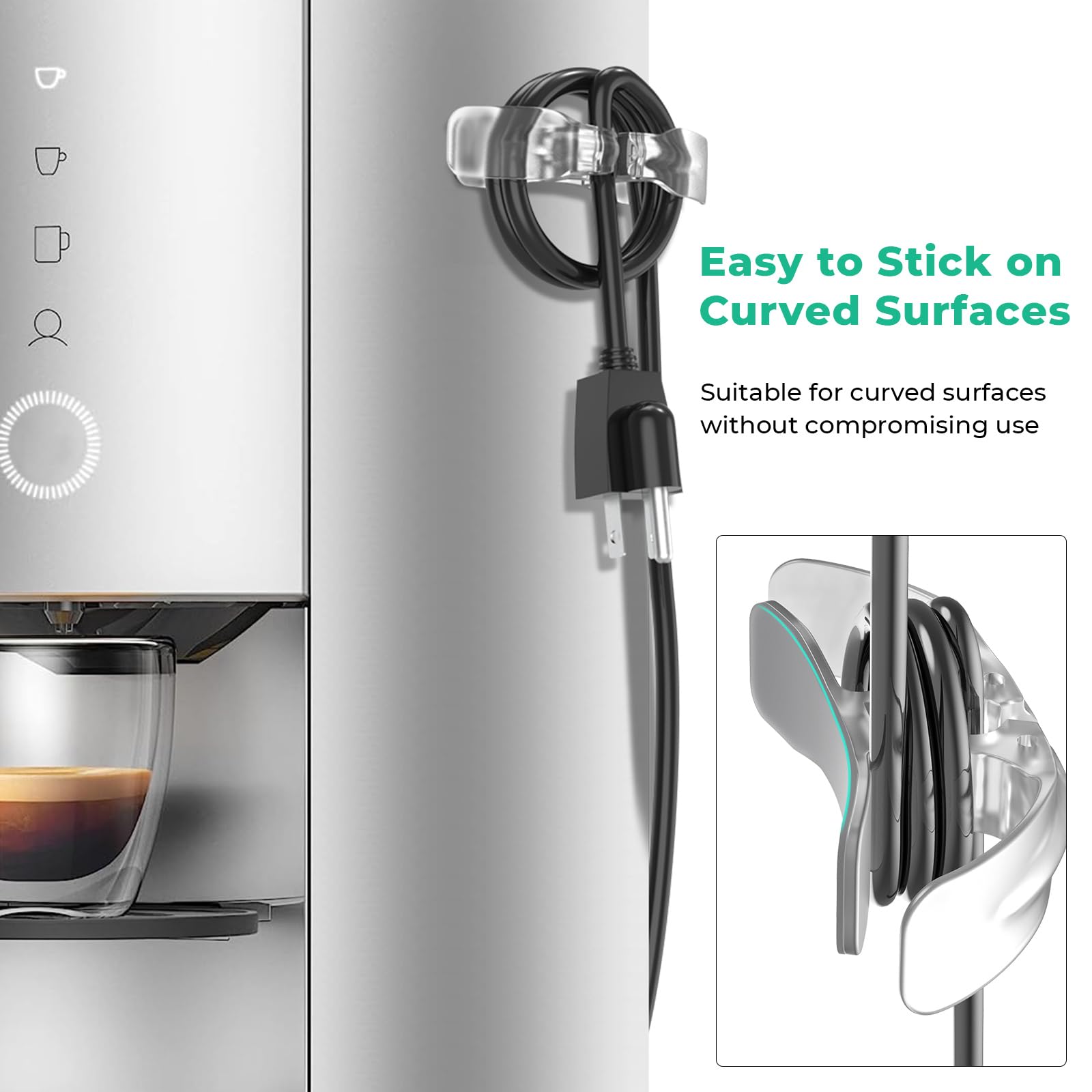 Cord Organizer for Appliances | Kitchen Gadgets, Cord Organizer for kitchenaid Stand Mixers,Coffee Maker, Pressure Cooker, Air Fryer,Kitchen Accessories,8 Pcs