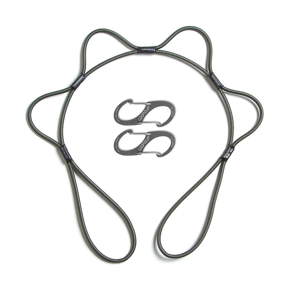 LOOPROPE Bungee Cord Tie Down System Adjustable Cargo