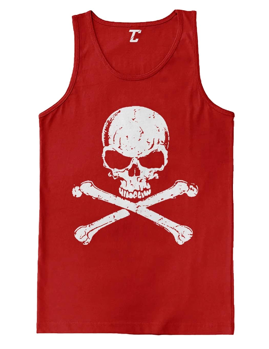 Skull And Crossbones Badass Tank Top 4037 Shirts Pilihax