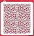American Confections Flower Cookie Stencil Leaf, Rose, Sunflower - Set of 4