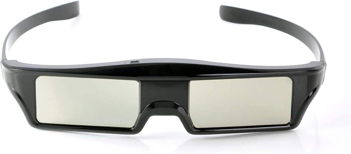 Replacement Wireless Active 3D Shutter Glasses Rechargeable for Epson Projector Eyewear RF ELPGS03, PowerLite Home Pro Cinema