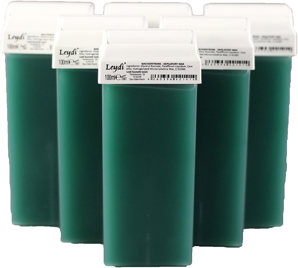 Leydi Warmwachspatronen Azulen 6 Stück je 100ml - Nachfüllset Wachspatrone: Amazon.de: Drogerie & Körperpflege - Warmwachs