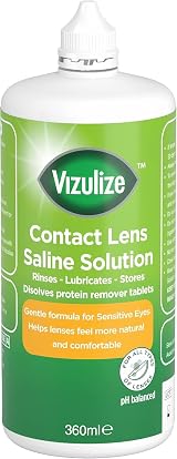 Vizulize Saline Solution 360 ml — For Contact Lenses Moisturising view 2