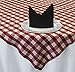 Excellent Deals Cloth Napkins (12 Pack, Black), 18 x 18 inches Fabric Napkins, Poly-Cotton Dinner Napkins - Durable Restaurants Napkins - Easy Clean Washable Banquets Napkins.