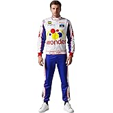 lifpoivake Cosplay Costume Ricky Bobby Jumpsuit Set Talladega Nights Costume is Suitable for Adults and Children