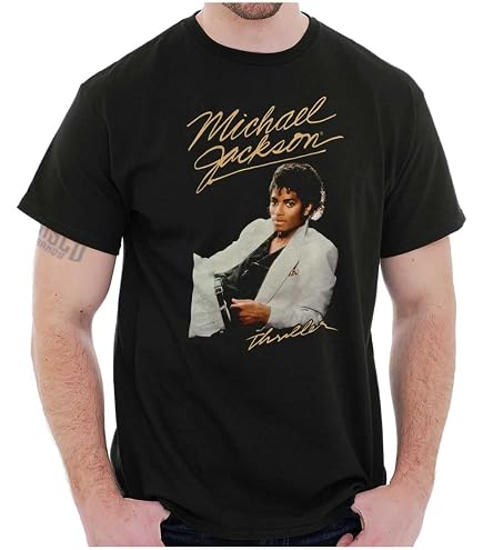 Amazon.com: Michael Jackson T Shirt Thriller Pose Logo Official