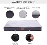 Jaspuriea Extra Large Orthopedic Dog Bed 120x75x10cm Waterproof Cover view 4