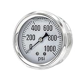 PIC Gauges AG-202L-254M Center Back Mount Glycerin