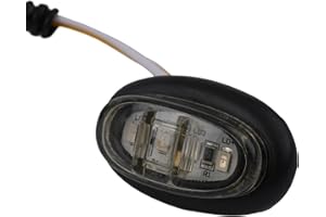 Front Daytime Running Side Marker Lamp for Ford F150 2017-2022 Compatible with Raptor Black Plastic HL3Z-15442-B HL3Z-15442-K