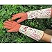 Leather Rose Pruning Gardening Gloves Puncture Resistant Yard Work Gloves Thorn Proof Garden Gloves for Blackberry Plants Rose Bush For Unisex Men & Women Gardener (#A)