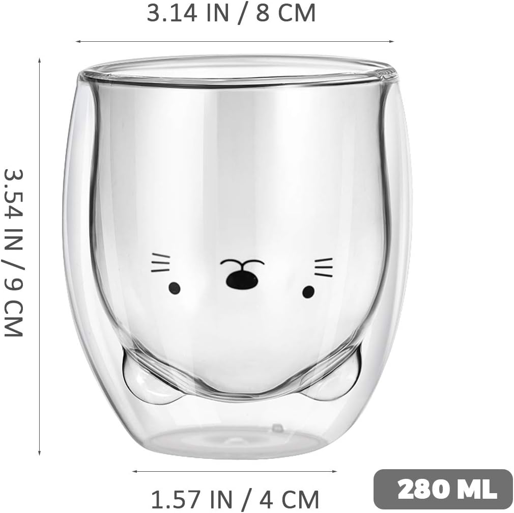 Amazon Co Jp Tinksky ガラスコップ 2重 耐熱ガラス ダブルウォールグラス 漫画ガラスマグカップ 280ml くま ホーム キッチン Amazon Co Jp Tinksky ガラスコップ 2重 耐熱ガラス ダブルウォールグラス 漫画ガラスマグカップ 280ml くま ホーム キッチン
