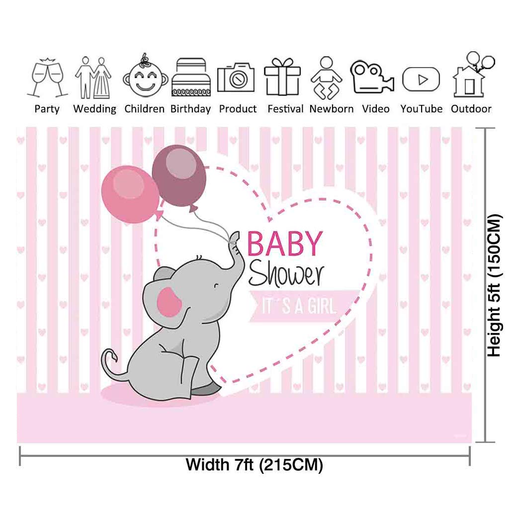 Amazon Com Allenjoy Baby Shower Backdrop Photography Background