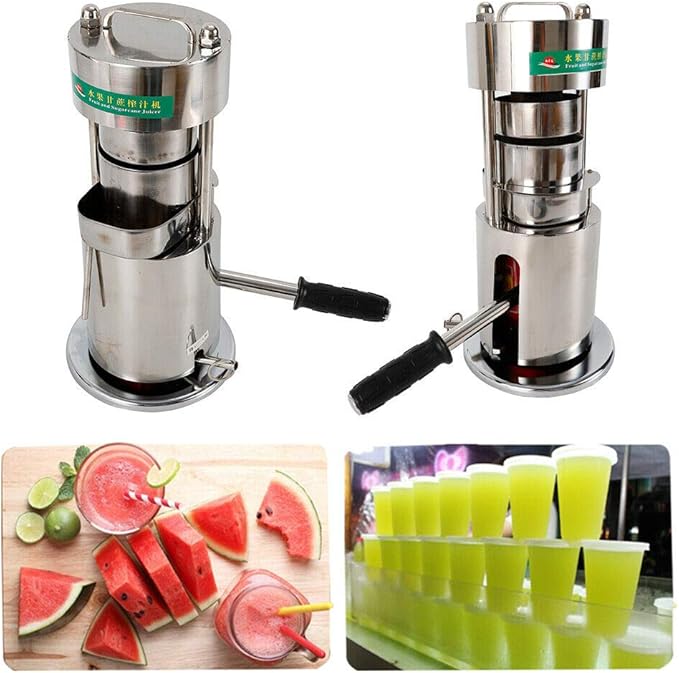 Amazon.com: 10T Sugar Cane Juicer Machine, Stainless Manual Hydraulic
