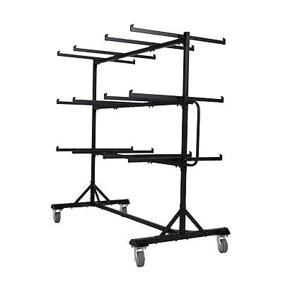 LIFETIME Upright Chair Storage Cart, Black