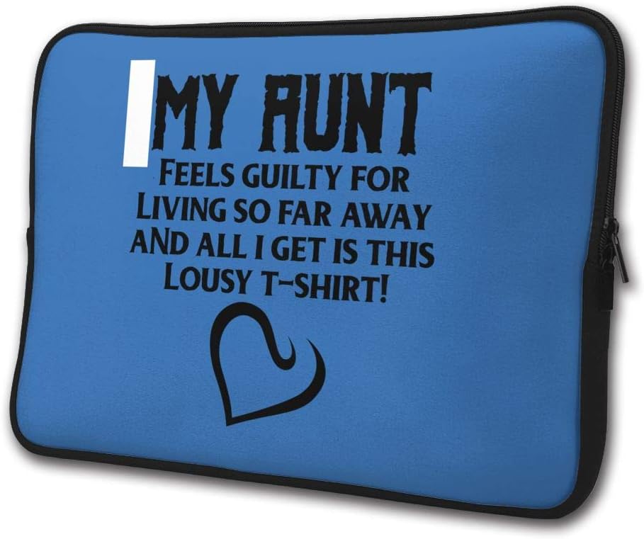 Yongchuang Feng My Aunt Feels Guilty Sleeve Laptop Bag Tablet Case Handbag Notebook Messenger Bag for Ipad Air MacBook Pro Computer Ultrabook 13-15 Inches