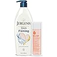 Bio-Oil Skincare Oil 4.2oz and Jergens Skin Firming Moisturizing Body Lotion Dry Skin 16.8 oz Trail Pack, Hydrating Moisturizer, Oil for Dry Skin, Firming Body Lotion Trial Pack